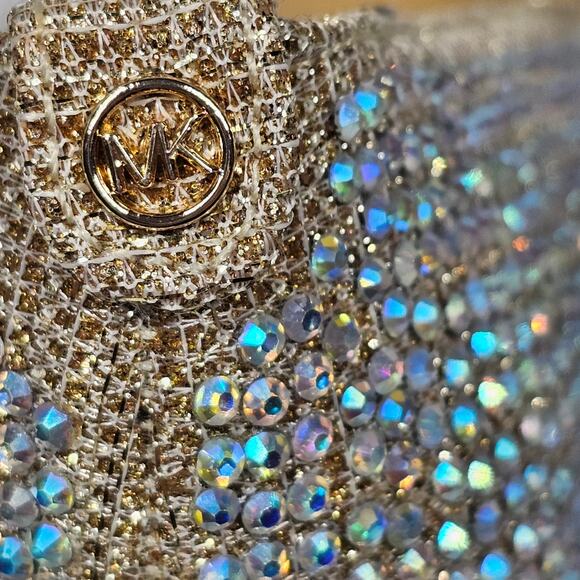 MICHAEL Michael Kors Alina Flex Pumps Size 6.5 Bling Sparkle Crystals - Picture 4 of 9